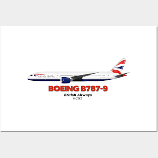 Boeing B787-9 - British Airways Posters and Art